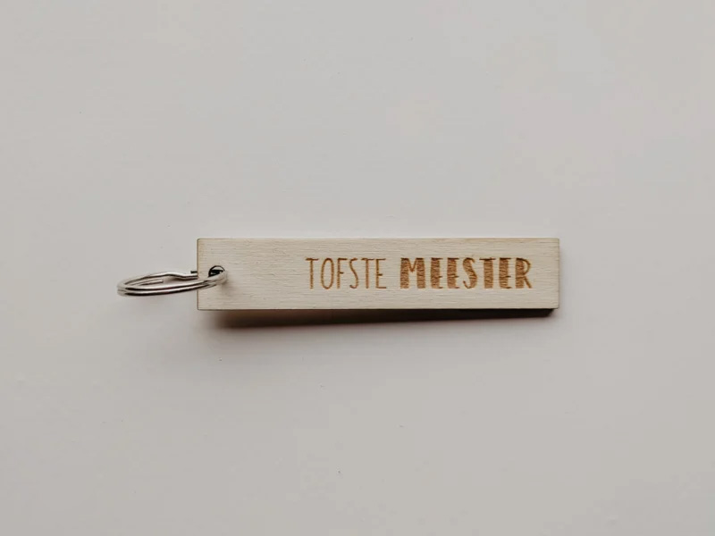 Sleutelhanger meester