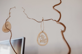 Houten paashanger | Hij leeft
