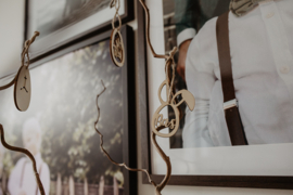 Houten paashanger met naam | paashaas