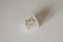 Vierkant ringen doosje