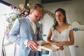 Ring beveiliger koffertje | hout