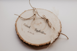 Boomschijf ringen plank | ± 18cm