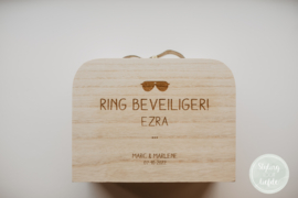 Ring security koffertje | hout