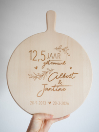 Borrelplank rond | jubileum bruiloft