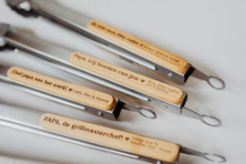 BBQ tang met gravering – perfect voor papa of opa