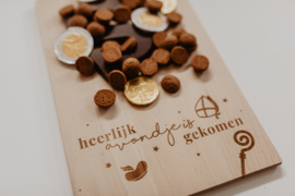 Houten borrelplank | Heerlijk avondje is gekomen