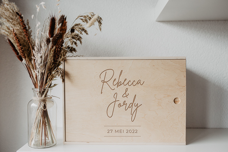 Herinneringsbox | bruiloft
