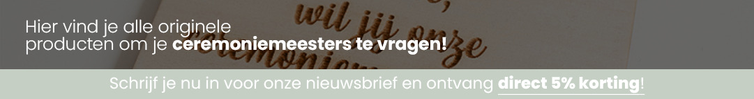 Ceremoniemeester vragen