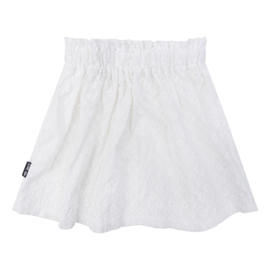 Skirt - broderie off white