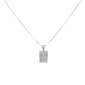 Eline Rosina Self love club necklace - Zilver