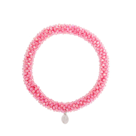 Armband Summer Sparkles - Donker Roze