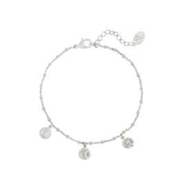 Armband Cute Coin - Zilver