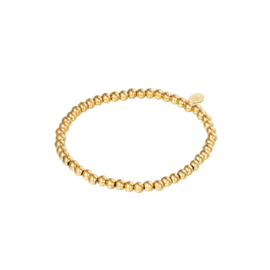 Armband Midi Beads - Goud