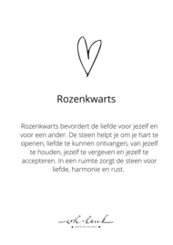 brievenbuspakket rozenkwarts