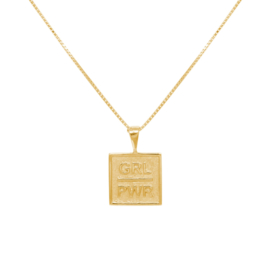 Eline Rosina Girlpower necklace - Goud