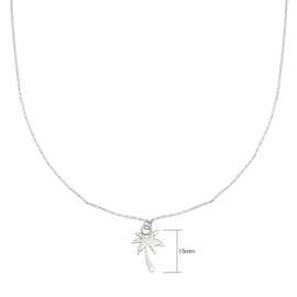 Ketting Palm tree - Zilver