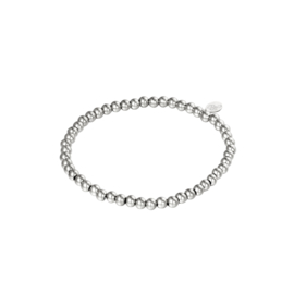 Armband Midi Beads - Zilver