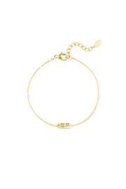 Amsterdams huisje armband - Goud kleur