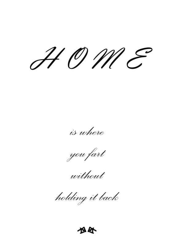 the 'home' poster