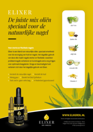 Elixer Oil | Flyers 10 stuks | informatie