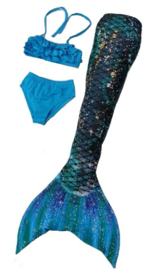 Emerald Sparkle zeemeermin staart los
