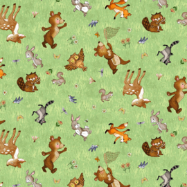Happy Campers Frolicking Friends 2727-66