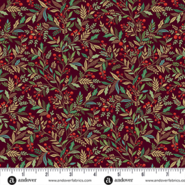 Adorn Holly Burgandy 214-R9