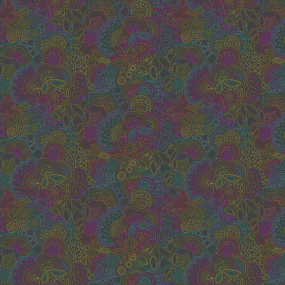 Color Wheel Rainbow Stitched – Night 1446-K