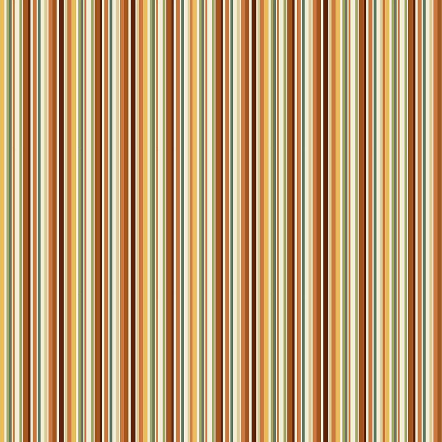 Hello Autumn Cinnamon Stripe Multi 102-1