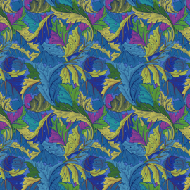 Kaffe Fassett x Morris & Co Cobalt PWKW006.COBALT