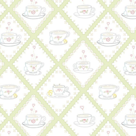 Tea for two Doilies R191194D Lime PN-0214273.Lime