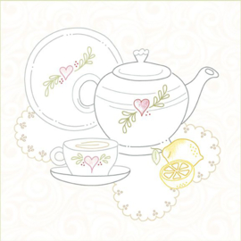 Tea for two 24" panel R191192P Green PN-0214271.Green