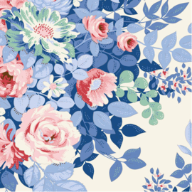 Tilda Something Blue Whimsyflower Cream 100665