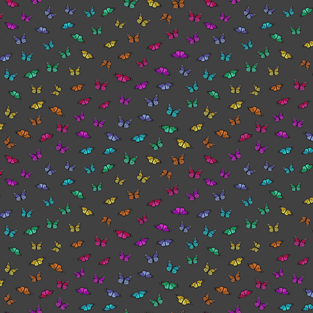 Color Wheel Butterfly Rainbow – Night 1443-K