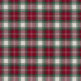 Webstoff Trondheim Ruit rood W4026000