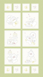 Tea for two 24" panel R191192P Green PN-0214271.Green