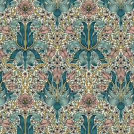 Spring Thicket Lodden Morris & Co PWWM148-TEAL
