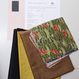 Pakket Japanse doosjesquilt bruin
