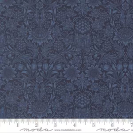 Sunflower Damask in Twilight Morris Muse 13386-14