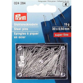 Stalen Spelden 30 x 0.5 mm Prym 024284