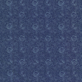 Druckstoff blau-weiss 010507080