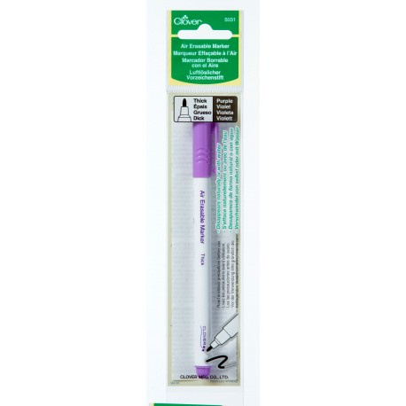 Clover 208 5031 air erasable marker thick purple