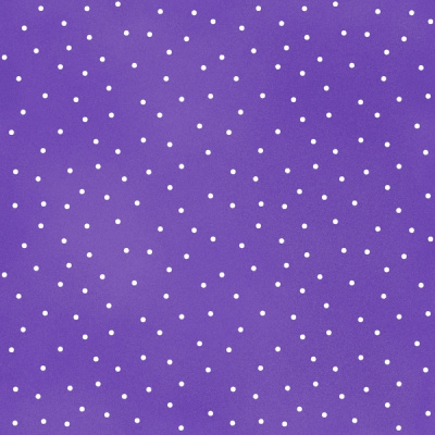 Adlico Maywood Studio Beautiful Basics Scattered Dot MAS8119-V white on Purple