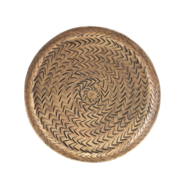 Blad rattan messing