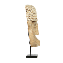 The Cowrie Mask on Stand - Large