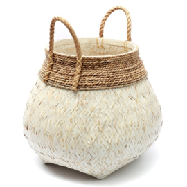 The Belly Basket Natural white L