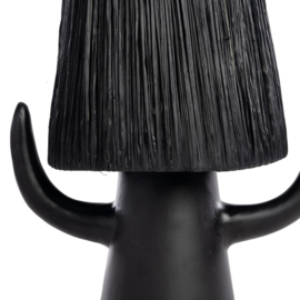 The Billy Bob Tafellamp zwart naturel