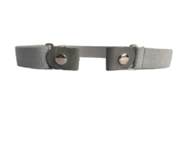 Elastische Riem Licht Grijs zonder gesp