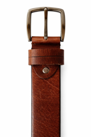 Lichtbruine leren riem 155 cm – heren & dames riem van echt leer – Tijdloze stijlvolle