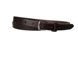 Leren Riem Bruin - 2 cm smal - 100% echt leer